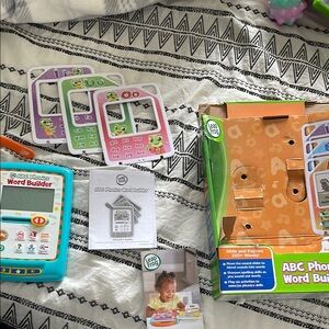 ABC Word Builder Toy - Green and White